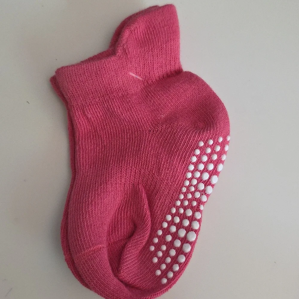 Baby Mixed Color Grip Socks - Size 10-12 Months Pack of 6